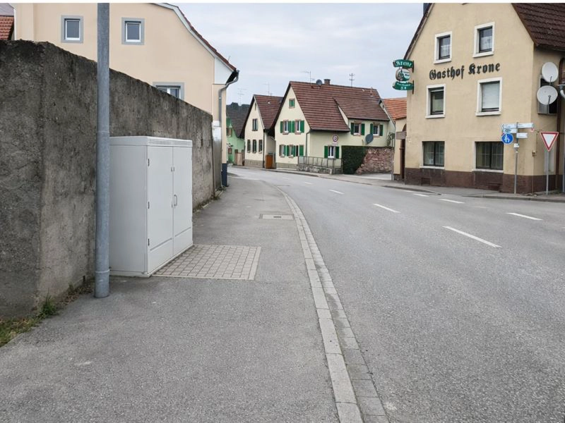 Schaltschrankwerbung Hauptstr. 52 Teningen 2